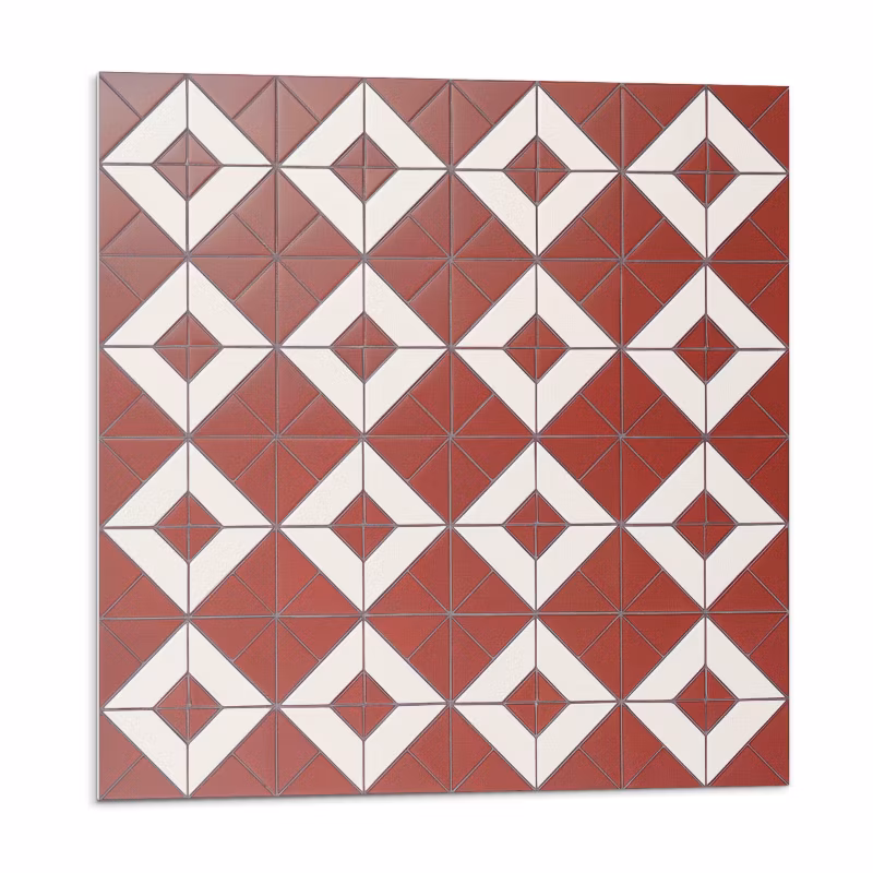 Kafelki samoprzylepne Wallfluent 30×30 cm Abstrakcyjne formy w geometrii 9 szt.