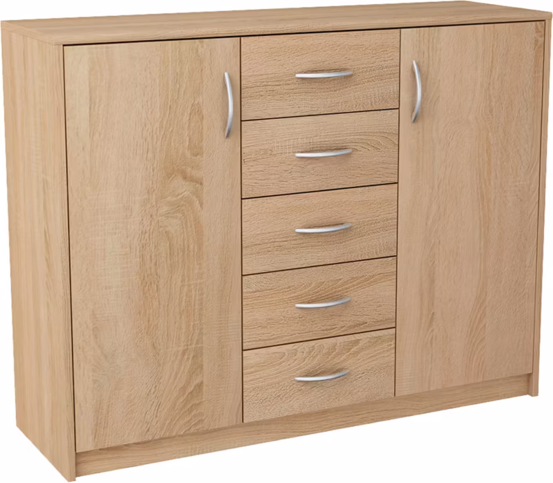 Komoda Matkam szafka 110 cm 2d5s regał Rob dąb sonoma 1 szt.