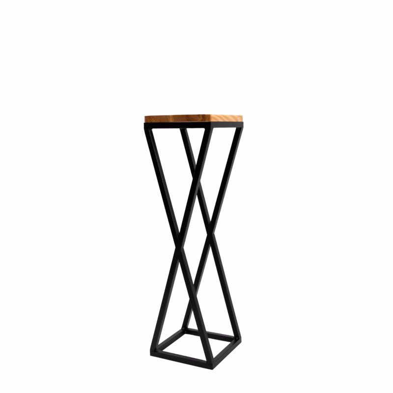 Kwietnik Your Loft Design Black Oak 19x19x62 Vichy S 1szt.