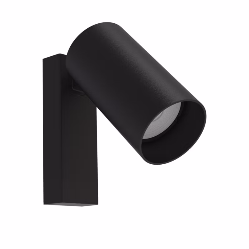 Kinkiet ścienny Nowodvorski Lighting Mono czarny 1 x GU10 x 10W IP20 wym: 19,5 x 12 cm – 1 szt.