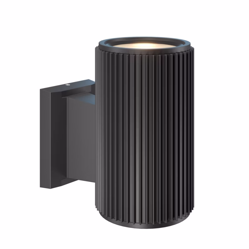 Kinkiet ścienny zewnętrzny Maytoni Rando czarno-transparentny 1 x E27 x 60W IP54 wym: 16 x 16 x 16 cm – 1 szt.