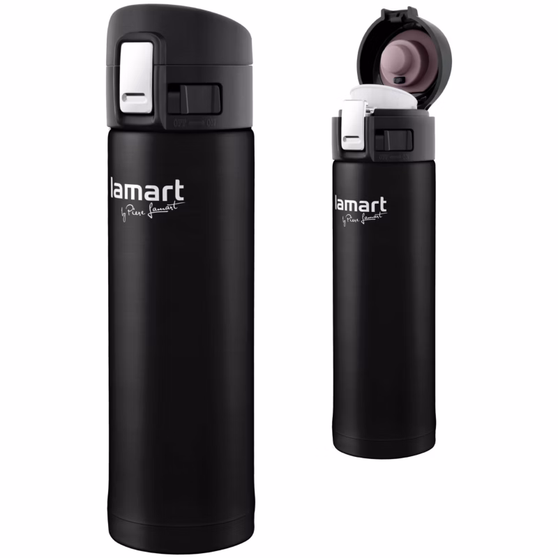 Kubek Termiczny Lamart LT4045 Branche 420 ml Czarny 1szt