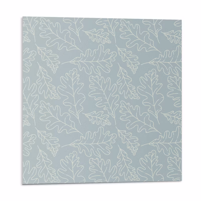 Kafelki samoprzylepne Wallfluent 50×50 cm Zielone liście na stonowanym tle 4 szt.