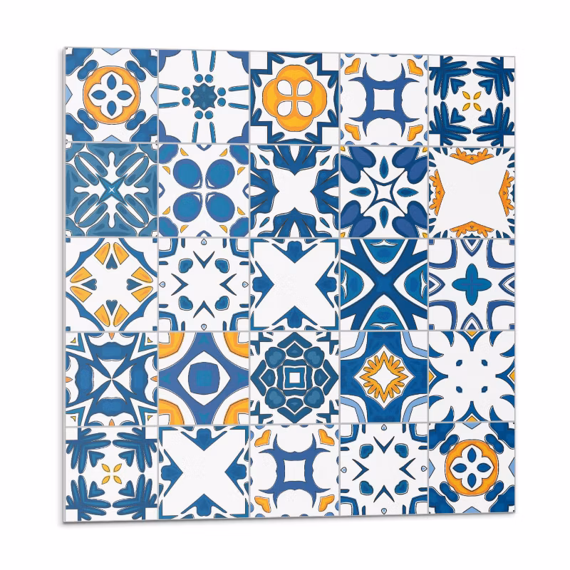 Kafelki samoprzylepne Wallfluent 20×20 cm Stylowe mozaiki w aranżacji 20 szt.