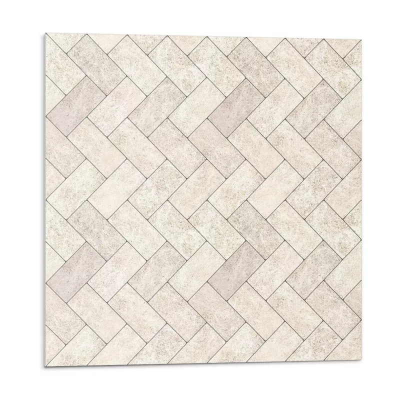Kafelki samoprzylepne Wallfluent 20×20 cm Motyw jodełkowy w eleganckim stylu 20 szt.