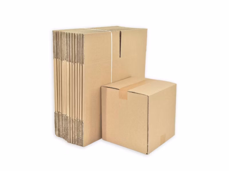 Kartony klapowe Neutralna linia produktów 120x120x120mm, 50 szt.
