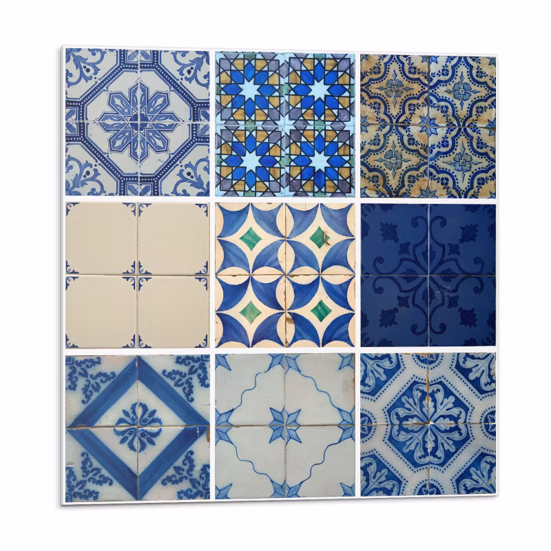 Kafelki samoprzylepne Wallfluent 20×20 cm Motywy kafli ceramicznych 20 szt.