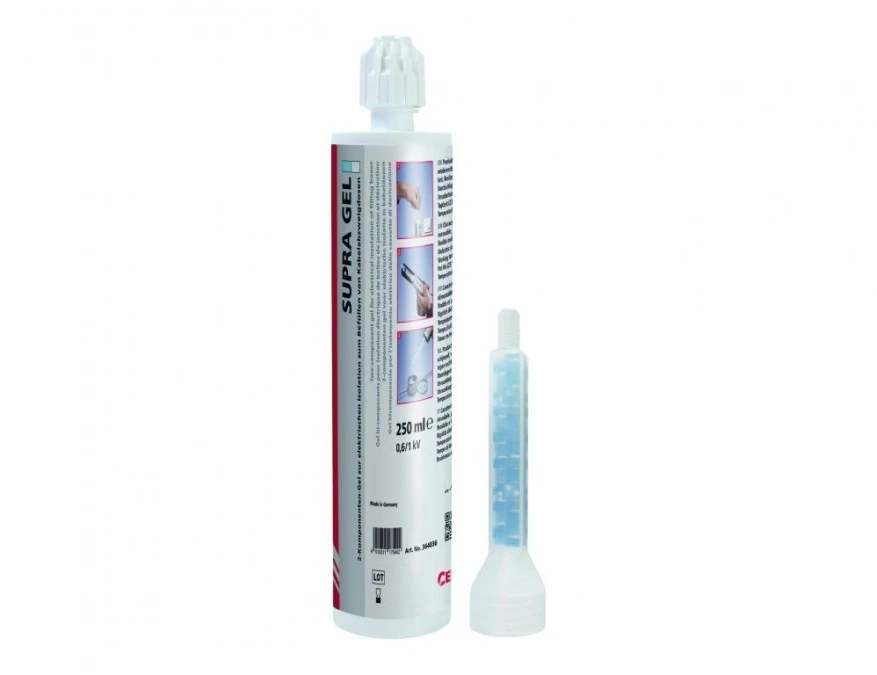 SUPRA GEL 250ml Dwuskładnikowy żel w tubie z nasadką miksującą, 364036