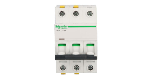 Wyłącznik nadprądowy 3P C 16A 6kA AC iC60N-C16-3 Acti9 A9F04316