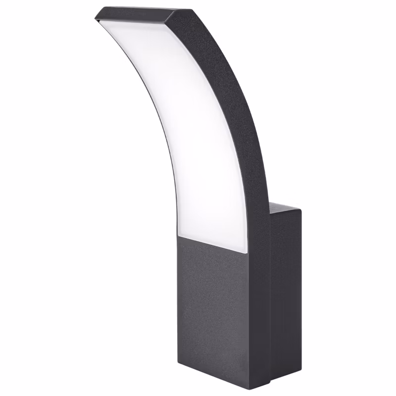 Kinkiet zewnętrzny LED MasterLED Loreto 9W 23cm IP54 4000K lampa elewacyjna szara 1 szt.