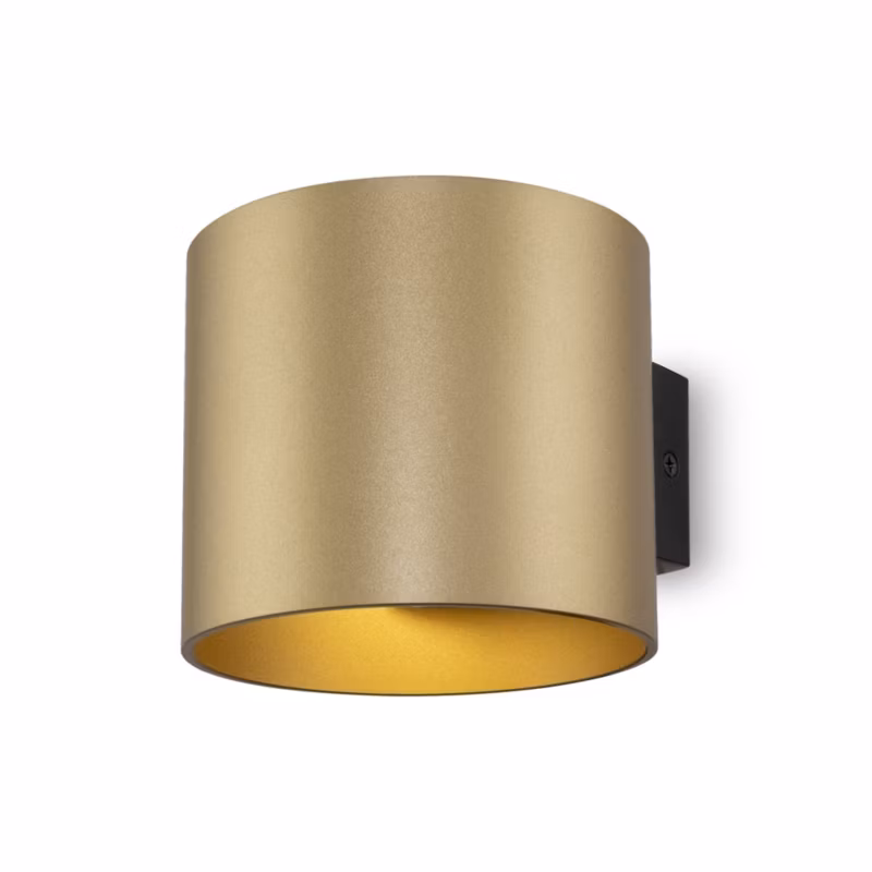 Kinkiet ścienny Maytoni Rond mosiężno-złoty 1 x G9 x 50W IP20 wym: 8,8 x 10 x 10 cm – 1 szt.