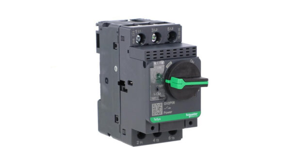 TeSys Deca Wyłącznik silnikowy 3P 0,55kW 1-1,6A GV2P06