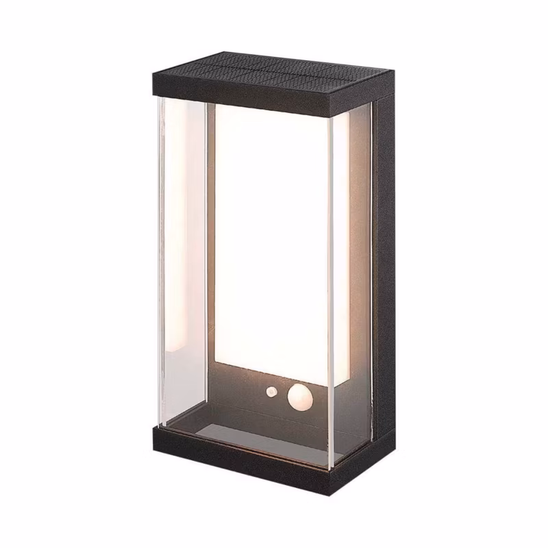 Kinkiet solarny z czujnikiem V-TAC Vt-1193 czarny LED 1W 3000K 95lm IP54 wym: 25,2 x 12,6 x 8,3 cm aluminium – 1 szt.
