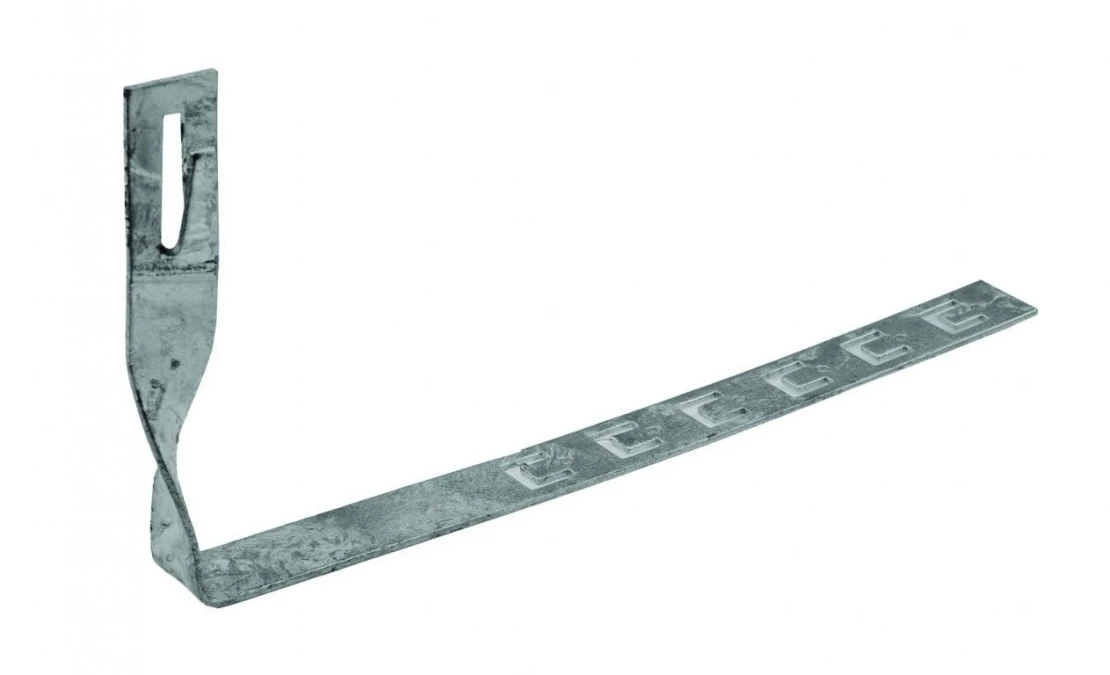 Uchwyt dachówkowy skręcony regulowany 420mm (zacisk na zagięcie) R.8086