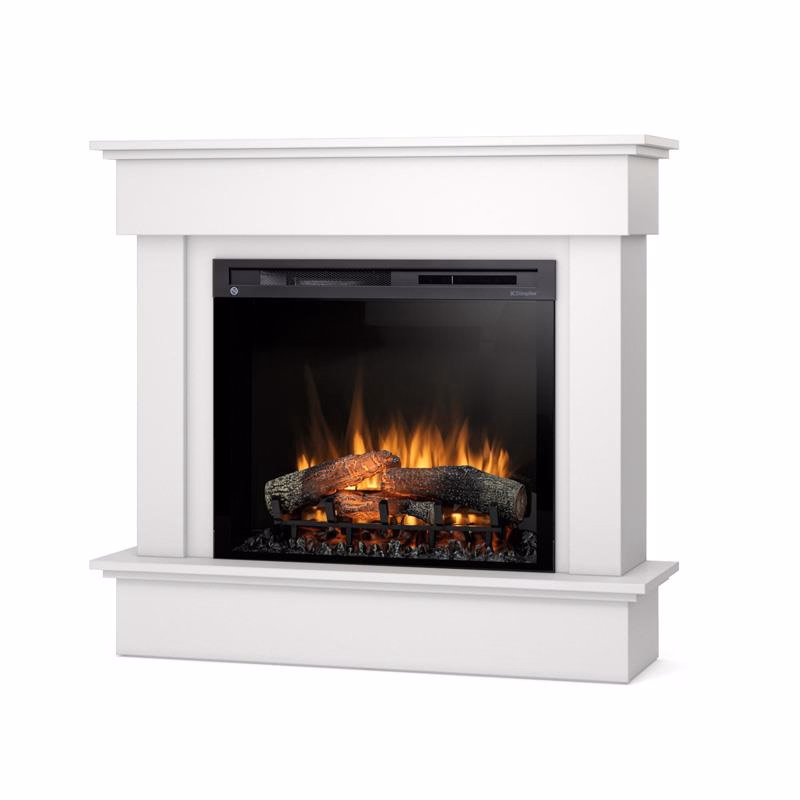 Kominek elektryczny Warmtec Tormes 28″ XHD 1400W funkcja grzania LED biały mat 1 szt.
