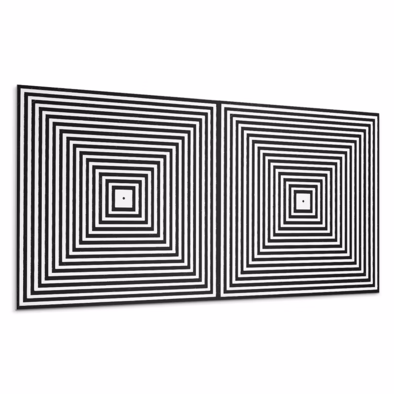 Kafelki samoprzylepne Wallfluent 60×30 cm Motyw kwadratowych linii koncentrycznych 6 szt.