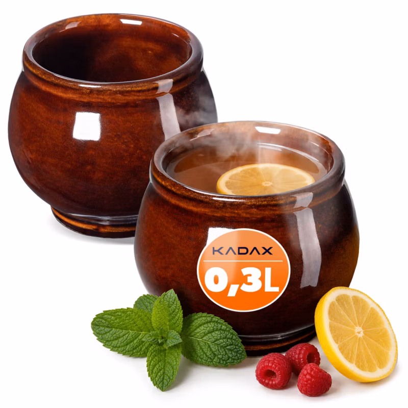 Kubki KADAX Do Grzańca Grzanego Wina 300ml 2szt Brązowy 2 szt.