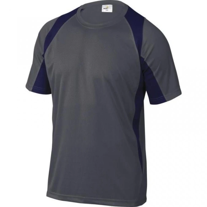 T‑shirt 100 poliester BALI, kolor: ​szaro‑granatowy, rozmiar: L / BALIGMGT