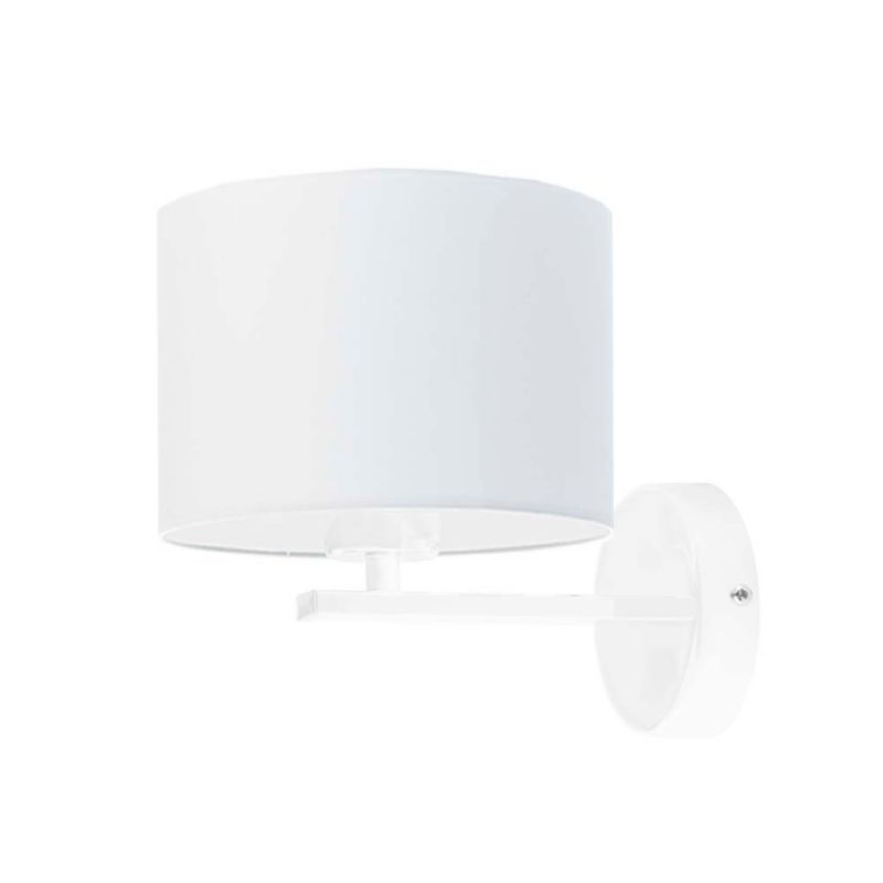 Kinkiet Volta Light Factory Simple Biały/Biały Abażur 1xE27 1szt.