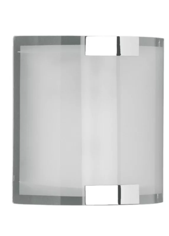 Kinkiet ścienny Trio Divo srebrno-biały 1 x E14 x IP20 wym: 20 x 20 x 7,5 cm – 1 szt.