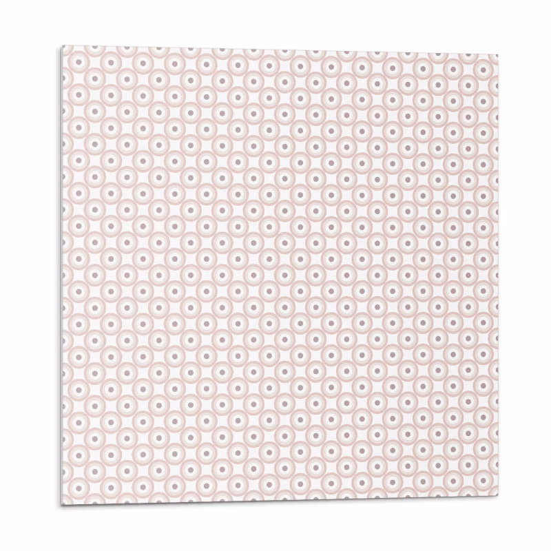 Kafelki samoprzylepne Wallfluent 30×30 cm Geometryczny wzór okręgów w siatce 9 szt.