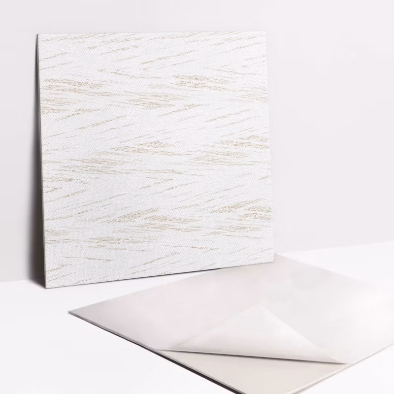 Kafelki samoprzylepne Tulup 30×30 cm Jasna tekstura 9 szt.
