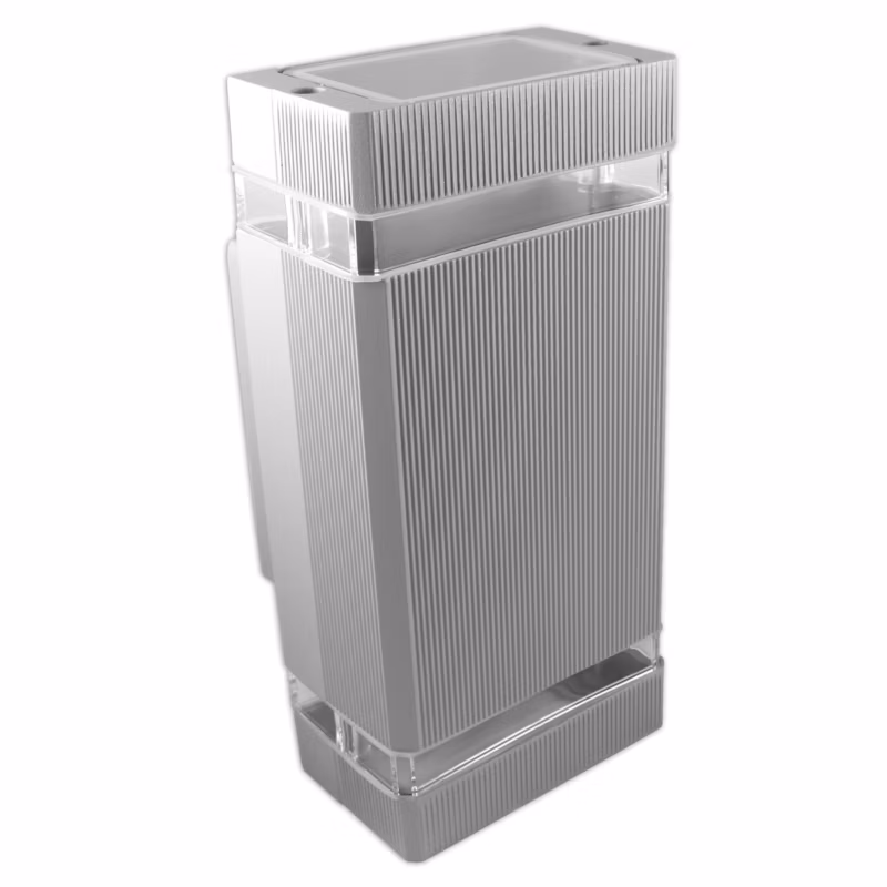 Kinkiet ścienny zewnętrzny 2x GU10 LED MasterLED Hana Duo IP54 lampa elewacyjna szara 1 szt.