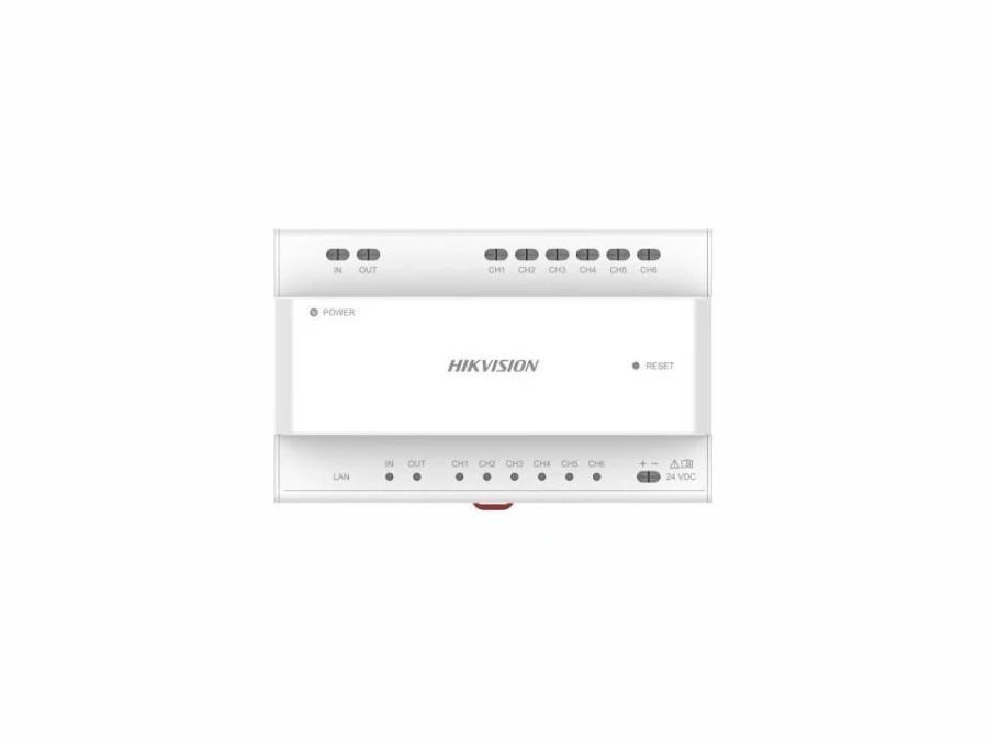 Switch do wideodomofonów (system 2‑żyłowy) DS‑KAD706Y‑S