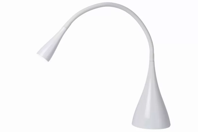 Lampa biurkowa Lucide Zozy biała LED 3W 3000K 250lm IP20 wym: 48.5 x 11.2 x 11.2 cm tworzywo sztuczne – 1 szt.