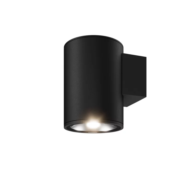 Kinkiet ścienny zewnętrzny Maytoni Shim grafitowo-czarny LED 5W 3000K 350lm IP65 wym: 12 x 11,7 x 9 cm metal – 1 szt.