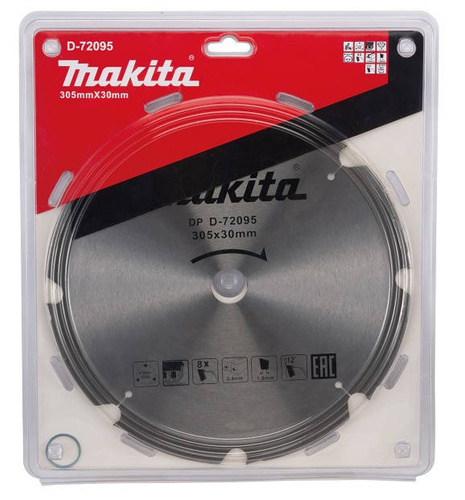 Tarcza tnąca do sidingu 305 mm 8 zęby Makita D-72095