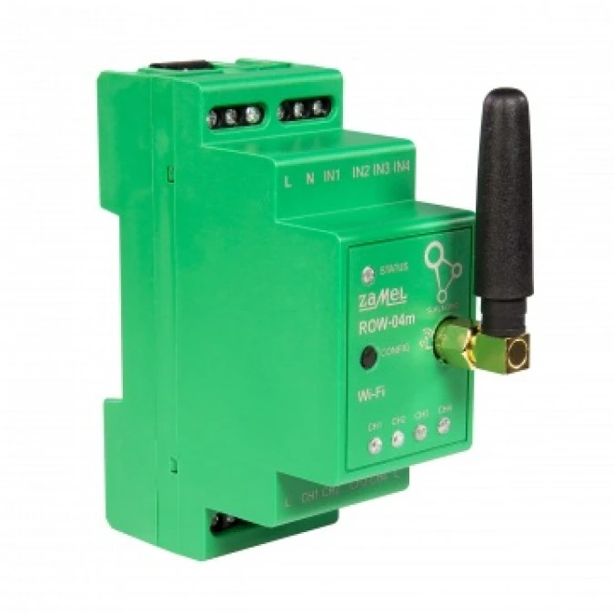 SUPLA Odbiornk Wi‑Fi modułowy 4‑kanałowy ROW‑04M SPL10000017