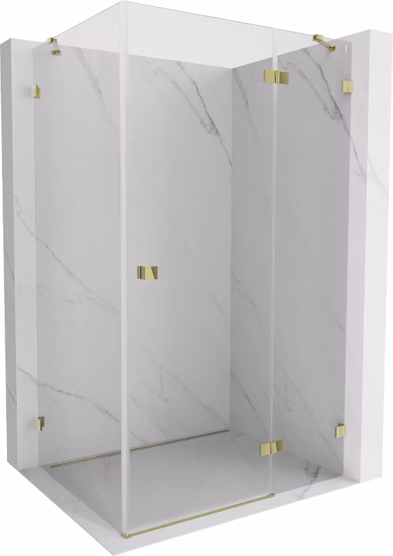 Kabina prysznicowa Mexen Lunar transparent złota 95x90cm 1 szt.