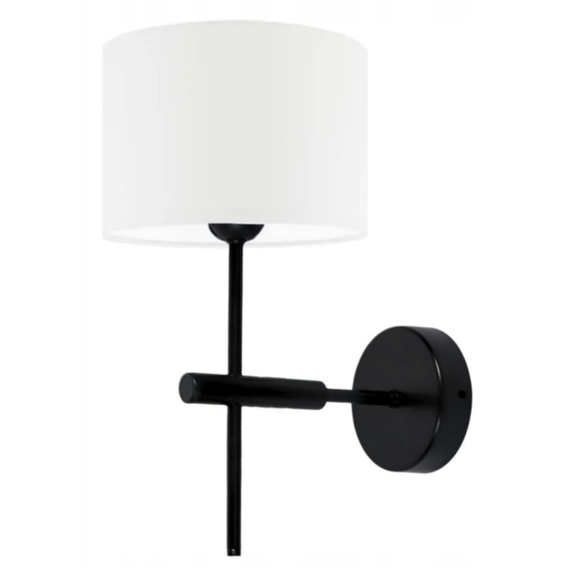Kinkiet Volta Light Factory Sotto Czarny/Biały Abażur 1xE27 1szt.
