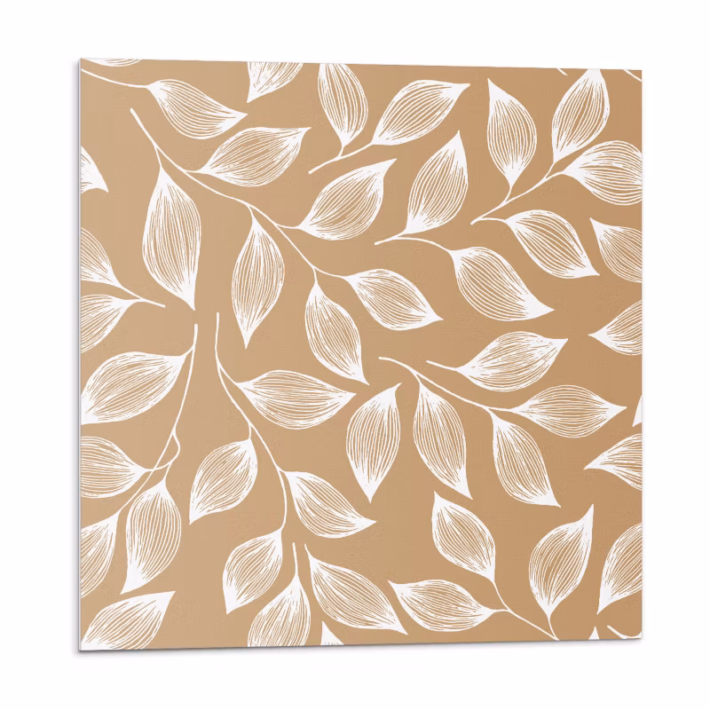 Kafelki samoprzylepne Wallfluent 20×20 cm Wzór liści w fakturze 20 szt.