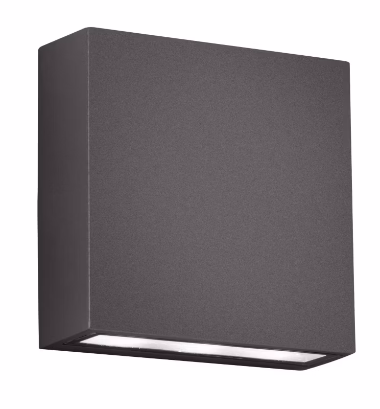 Kinkiet ścienny zewnętrzny Trio Thames antracyt LED 3W 3000K 180lm IP54 wym: 14 x 14 x 5 cm aluminium – 1 szt.