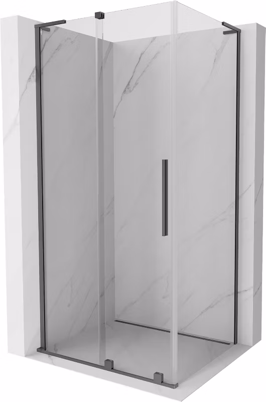 Kabina prysznicowa Mexen Velar L rozsuwana 110 x 90 cm transparent gun metal 1 szt.