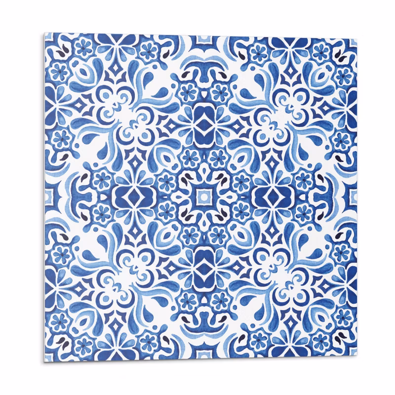 Kafelki samoprzylepne Wallfluent 20×20 cm Tradycyjny wzór kwiatowy 20 szt.