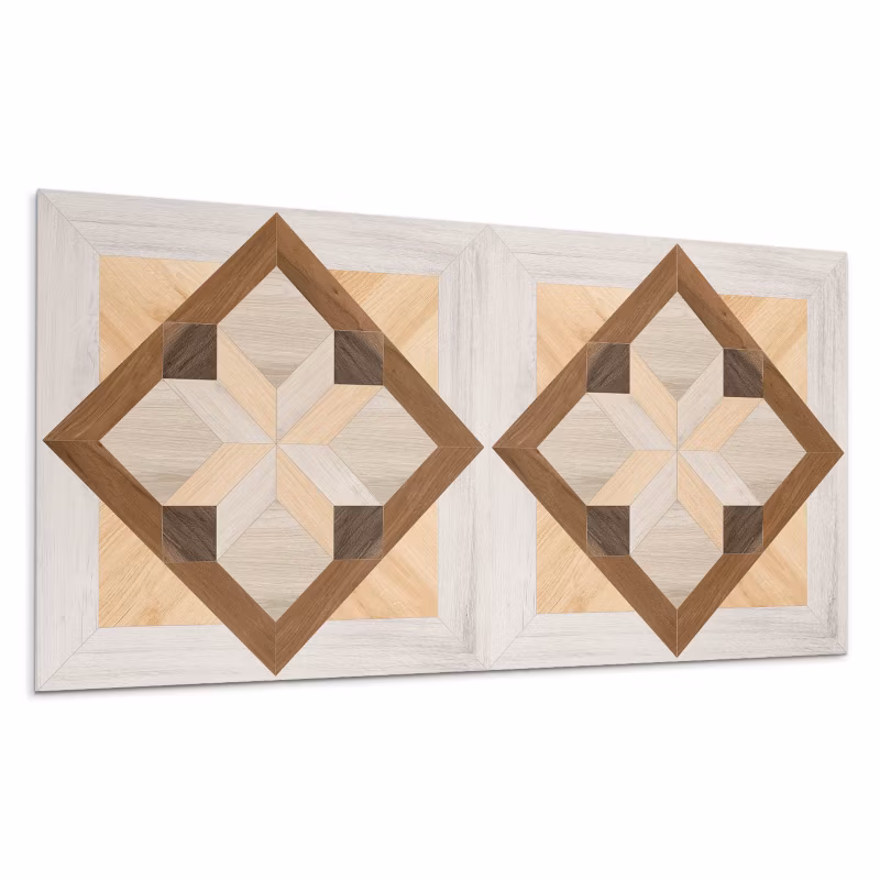 Kafelki samoprzylepne Wallfluent 40×20 cm Geometryczny motyw w kwadratowej formie 10 szt.