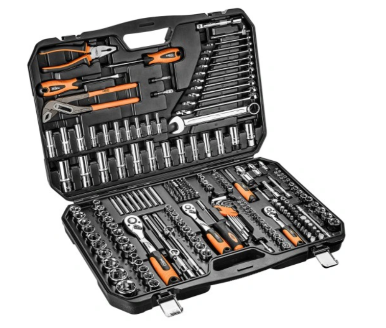 Zestaw kluczy nasadowych Neo Tools 08-681 – 233 elementy