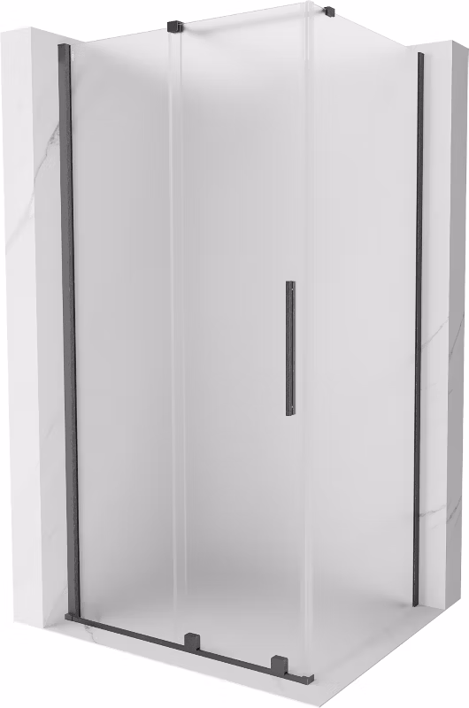Kabina prysznicowa Mexen Velar rozsuwana 120 x 70 cm szron gun gray szczotkowany 1 szt.