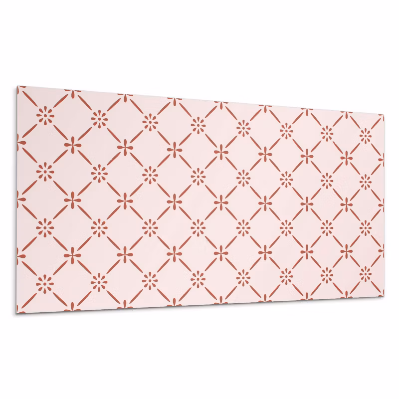 Kafelki samoprzylepne Wallfluent 60×30 cm Nowoczesny motyw florystyczny 6 szt.