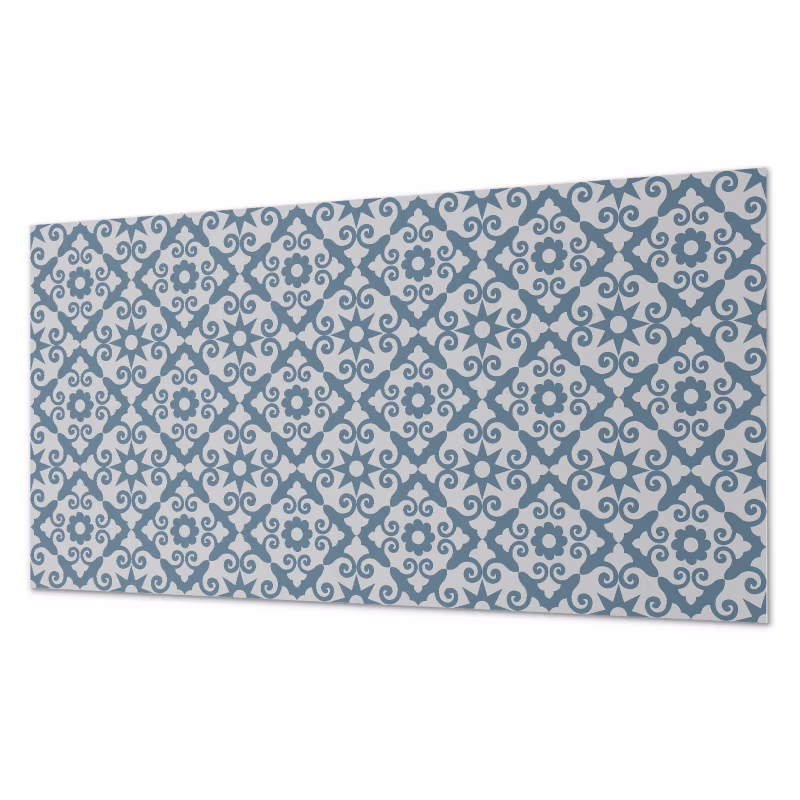 Komplet Kafelków PCV ArtPrintCave 40×20 cm Wzór z ornamentami i kwiatami 10 szt.