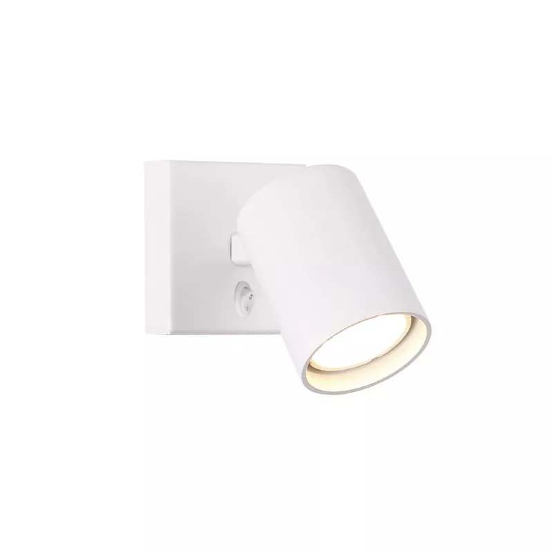 Kinkiet ścienny Maxlight Top biały styl nowoczesny 1 x GU10 x 50W IP20 wym: 8 x 8 x 13 cm – 1 szt.