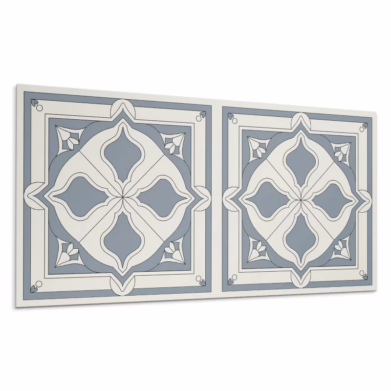 Kafelki samoprzylepne Wallfluent 60×30 cm Kwiatowy wzór na kafelkach 6 szt.