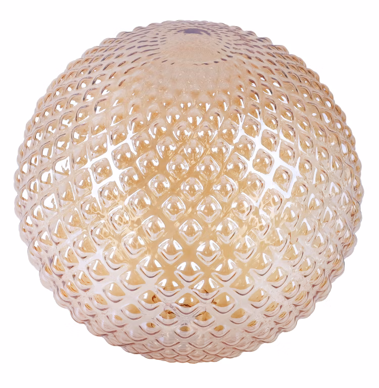 Klosz do lampy wiszącej Light Home LH Cannes E27 miodowy szklany 15x15cm 1szt.